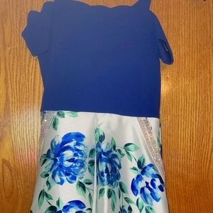 Girls size 10 high, low dress